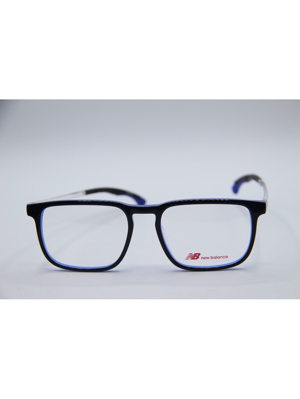 New Balance Nb 4116-2 Blue Clear Black Authentic Eyeglasses 55-18-150 - Picture 2 of 4
